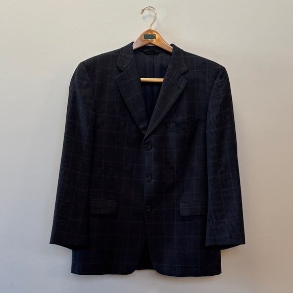 Burberry Dark Checkered Blazer